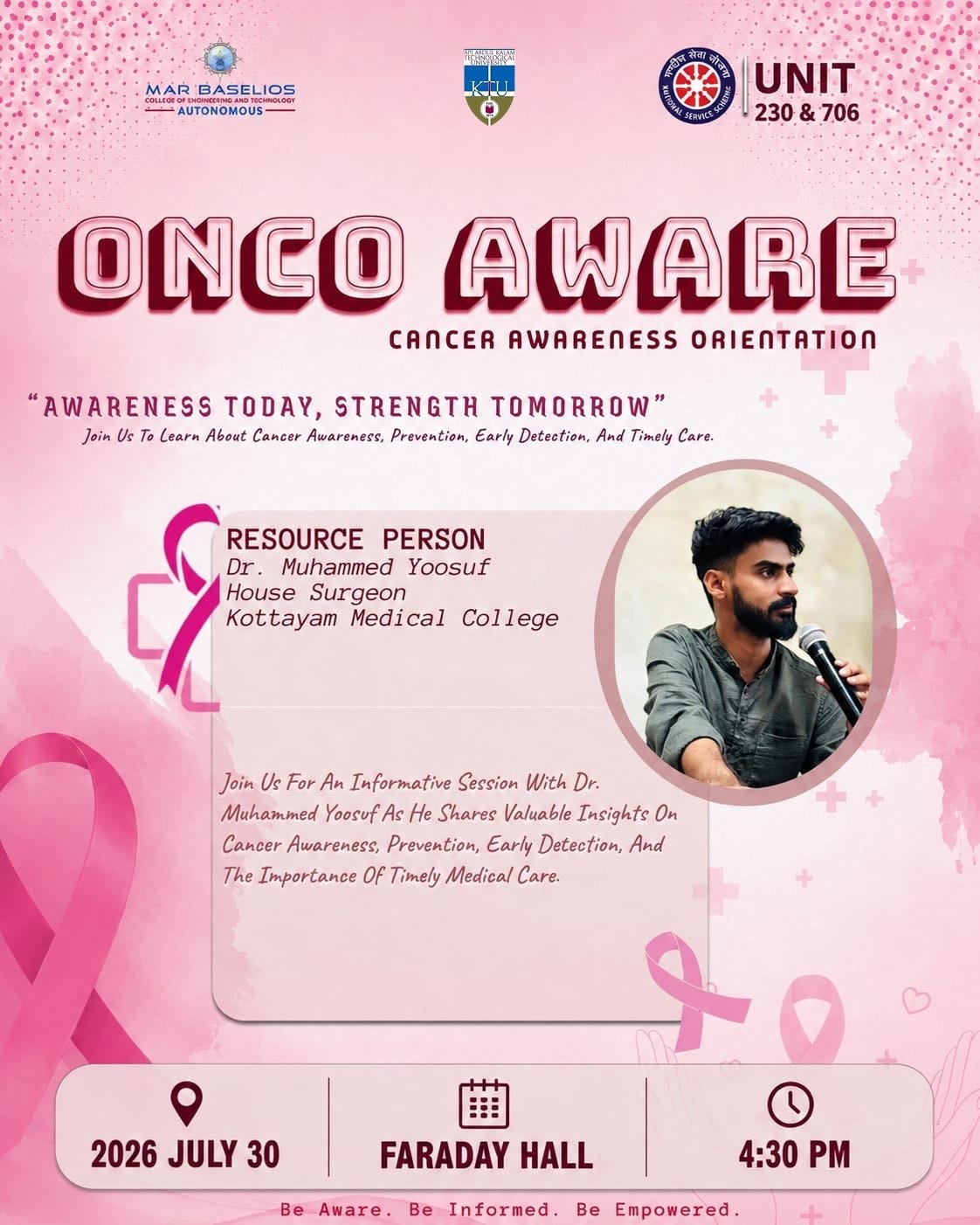 Cancer Awareness Class @ Mar Baselius College