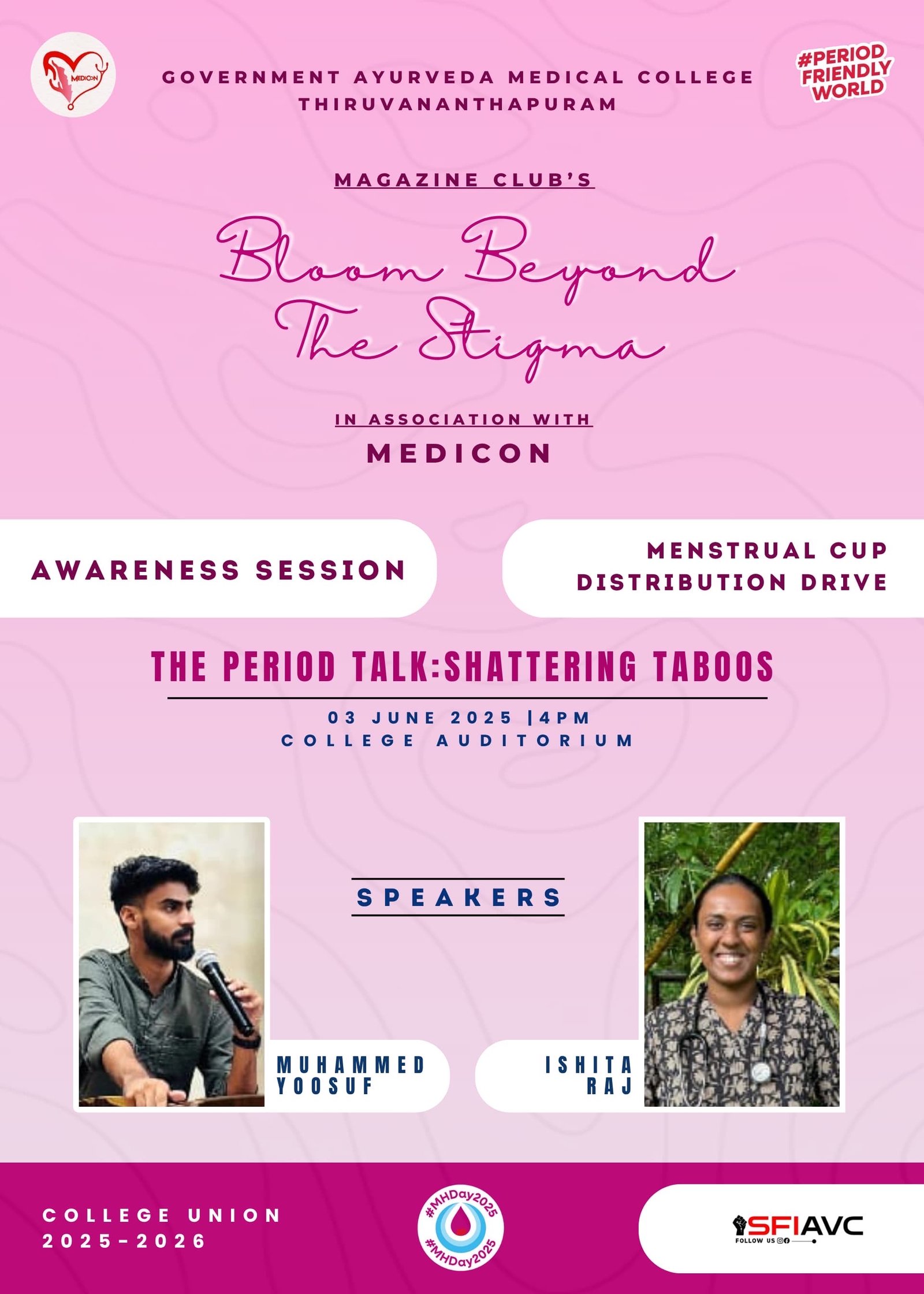 MENSTRUAL AWARENESS CLASS AT Gov Ayurveda College,TVM | Dr Muhammed Yoosuf